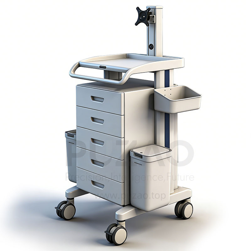 移动多功能电脑推车