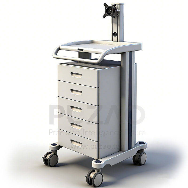 移动多功能电脑推车